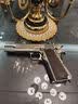正品2026全新升级顶配AQK1911金属钨钢色高端老兵纪念品玩具礼物 血檀木实木-护目 实拍图