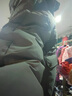 森马（Semir）90绒羽绒服女长款显瘦可拆卸连帽保暖外套冬季黑色三防防寒服 【至臻黑巧】黑色（灰鸭绒）90001 灰鸭绒 L 实拍图