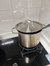 Momscook不锈钢汤锅304食品级加厚高汤锅小汤锅电磁炉煲汤锅深汤锅 汤锅（TL2218） 22cm 6L 实拍图