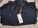 罗蒙（ROMON）外套男潮流夹克男士行政商务休闲立领棒球服上衣加绒深兰L 实拍图