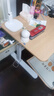 林氏家居现代简约升降儿童学习桌椅家用学生书桌子带书架1.2米LS690V1-B 实拍图