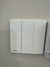 西门子（SIEMENS）86型墙壁开关插座面板 哑光磨砂 睿宸系列象牙白色 一开单控开关 实拍图