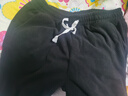 班尼路摇粒绒重磅束脚裤男美式复古纯色加绒保暖长裤春秋款运动休闲裤男 【摇粒绒】-黑#纯色 XL 【双层摇粒绒更保暖】 实拍图