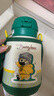 杯具熊（BEDDYBEAR）开口笑儿童双饮保温杯男女小学生宝宝吸管水杯送礼保温壶女士杯子 双饮保温杯-惬意C熊600ml 实拍图