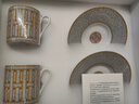 爱马仕（HERMES）美观实用咖啡杯 “24金色马赛克”马克杯 节日送礼 P026017P杯碟与咖啡杯100ml 实拍图