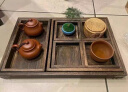 九土实木茶具托盘功夫茶干泡台果盘日式托盘套装家用端菜零食果茶点盘木茶盘水果盘木质 木质茶盘七件套 实拍图