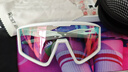 西骑者（WestBiking）骑行眼镜防紫外线太阳镜智能变色日夜两用近视防风防尘防溅护目镜 全框炫彩眼镜-白色 实拍图