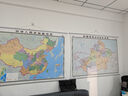新疆地图 地图挂图 大尺寸1.5米*1.1米 无拼缝 办公室、会议室挂图挂画背景墙面装饰 新疆维吾尔自治区地图 乌鲁木齐 实拍图