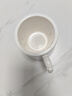 【采销推荐】羊脂玉瓷办公杯带盖过滤茶水分离咖啡花茶杯马克杯子 羊脂玉办公杯-荷塘清趣 实拍图