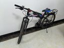 凤凰（Phoenix）可折叠山地车自行车成人男女新款式学生12到18岁变速越野软尾单车 折叠双避震【密封全轴承】钢架/辐条轮炫彩 26寸-27速【身高158-188cm】 实拍图