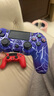 京工智造 适用索尼ps4主机手柄无线蓝牙Pro游戏机精英电脑PC版Steam平台黑神话悟空地平线双人成行外设摇杆 【电光蓝限量版】顶配2代芯片+超长续航+按键零延迟 支持原装PS4主机国行港美日版笔记 实拍图