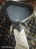 立蒙冬季男士保暖衬衫加绒加厚长袖格子衬衣中年爸爸装 331藏蓝条2XL 实拍图