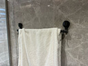 百悍吸盘毛巾架卫生间置物架浴室免打孔挂件厕所洗手间毛巾杆子洗澡间 实拍图