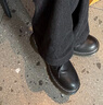 马丁（DR.MARTENS）Zavala Lo夏季舒适百搭轻量软皮黑色薄底皮鞋单鞋 黑色 37 实拍图