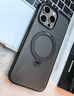 图拉斯支点壳QPro【霸榜五年丨更稳更多角度】 适用苹果16promax手机壳iphone15旋转支架13透明磨砂磁吸 【磨砂黑】 iPhone16ProMax 实拍图