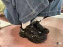 FILA斐乐女鞋休闲鞋猫爪5代复古老爹鞋24夏新时尚轻便舒适运动鞋 黑-BK 39 实拍图