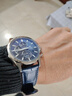 卡西欧（CASIO）商务休闲日韩手表男士太阳能闹钟防水钢带皮带石英腕表送男友礼物 EFB-670SBL-2A太阳能+蓝宝石镜面 实拍图