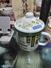欧丽家注意容量珐琅搪瓷搪瓷杯子大茶缸家用大容量厚怀旧老式铁瓷茶缸子 12cm发财 1200ml 1只 实拍图