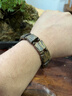 等妃天然芽庄绿奇楠真品越南老料原木沉香手串沉水随形手镯香木女男士 圆镯款一丨约13*6*14mm*11颗10克 实拍图