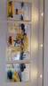Sixpoetry 客厅装饰画现代简约沙发背景墙壁画轻奢三联晶瓷画大气高档挂画 福禄纳财（铝合金外框） 晶瓷画左右60*80+中间120*80亮面 实拍图