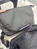 探索星空阿波罗x1磁吸扣斜挎包男士单肩包骑行背包机能邮差电脑包 黑色小号磁吸扣可装11寸平板 实拍图