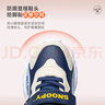SNOOPY史努比童鞋男童运动鞋冬季短绒加棉跑步鞋保暖棉鞋3933A深蓝米36 实拍图