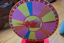 怪鲨转盘抽奖幸运大转盘可擦写磁性活动道具开业游戏教具摇奖 彩灯款-直径30cm+白板笔+指针 旋转顺滑 可重复使用 实拍图