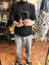 浪莎男士基础打底衣男高领纯色长袖秋衣修身内搭男士打底衫 实拍图