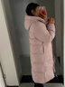 森马（Semir）陈都灵同款羽绒服女90绒长款三防冬宽松连帽外套简约109724113001 实拍图