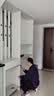 椰果 鞋柜玄关一体柜入户进门口家用大容量门厅衣帽置物架屏风隔断柜 升级款-深灰配白挂衣架右边 140厘米长 实拍图