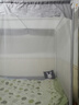 南极人（home）防摔蚊帐1.5米x1.9米免安装家用大床卧室蚊帐架1.5x2米婴儿蒙古包 高级灰【免拼支架 防蚊防摔】 150cm*190cm*170cm 【稳固防摔】 实拍图