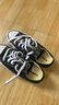 匡威（Converse）官方All Star经典帆布男女低帮休闲运动鞋黑色101001 101001/黑色 36.5 实拍图