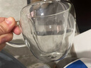 全适耐热创意双层心形杯喝牛奶奶茶饮料杯咖啡带把玻璃杯情侣杯240ml 实拍图