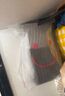 追属针织袜套春秋毛线撞色拼接腿套简约百搭堆堆袜灰色保暖袜套小腿袜 深灰色 1双 均码 实拍图
