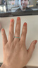 中国黄金青花瓷情侣戒指一对男女款求婚对戒生日礼物送女友老婆纪念日 青花瓷情侣戒指【京速达】 实拍图