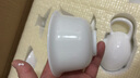 MULTIPOTENT中国白整套功夫茶具玉瓷超薄盖碗套装10头(防破损包装）YQ0055 实拍图