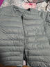 雪中飞秋冬新款内搭轻薄羽绒外穿时尚简约舒适服帖羽绒内恤女 静谧灰|8210 L 170/92A 实拍图