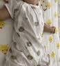 Aengbay昂贝 婴儿连体衣夏装宝宝衣服短袖幼儿纯棉薄款哈衣新生儿睡衣 甜豆小熊 90cm 实拍图