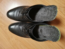 红蜻蜓男鞋商务正装皮鞋男士加绒棉鞋保暖高帮鞋 WTA7376黑色高帮44 实拍图
