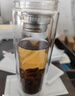 米家玻璃杯 双层带茶隔水杯 耐高温泡茶杯 加厚透明杯子400mL 米家双层玻璃杯 金属灰 实拍图