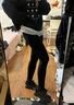 Let's slim丝袜韩国压力袜美腿塑形加厚防勾丝春秋款压力连裤袜打底袜女黑色 800M黑色踩脚(-5~10度) 1双 均码 实拍图
