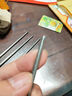 筷子家用防滑耐高温防烫不发霉抗菌不掉色方形高档餐具 青花瓷不锈钢筷子 10双 实拍图