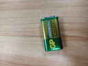 超霸（GP）9V九伏碳性电池 万用表报警器玩具遥控器烟雾报警器话筒麦克风 6f22 1粒 实拍图