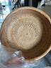 越南手工藤编水果篮竹编收纳筐托盘客厅家用馒头筐圆形客厅水果盘 圆形水果篮中号23*9cm 实拍图
