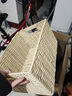 稳斯坦 W5074 草编收纳箱 仿藤编织杂物工具收纳整理筐 两扣手米色大号(35*25*18.5) 实拍图