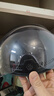好乐宝（haolebao）新国标A类3C认证骑行头盔 男女夏秋季电瓶车防晒防雨成人哈雷半盔 亚黑 实拍图