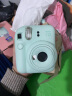 富士（FUJIFILM）instax mini12 miniSE 3寸相纸一次成像相机Mini12/se立拍立得一次成像相机 礼物旅游拍立得相机 mini12 薄荷绿 套餐二（官方标配+白边相纸20张 实拍图