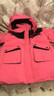 鸭鸭儿童羽绒服女童中长款款加厚保暖冬季中大童装外套SE 玫红 160 实拍图