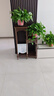 昕福实木花架中式花台阳台家用落地式室内客厅置物架多肉绿萝花盆架子 高低组合(胡桃色)高90CM 实拍图