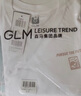GLM白色长袖t恤男春秋季重磅男装打底衫纯棉吸汗宽松大码男士衣服 实拍图